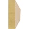 Ekena Millwork 2in. W x 8in. H x 36in. L Pescadero Woodgrain TimberThane Rafter Tail, Primed Tan RFTUR02X08X36PECRCPR - alternate 2